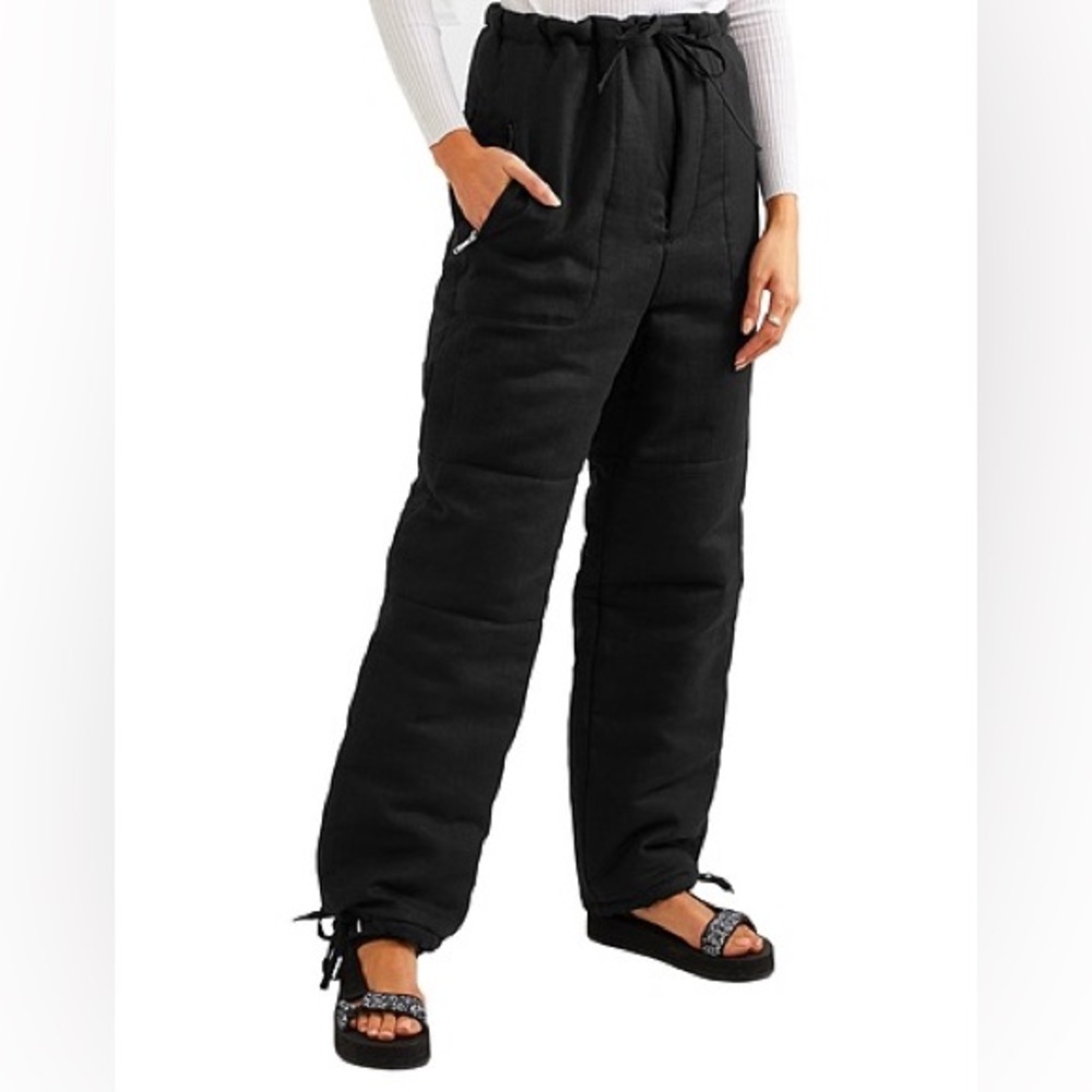 Ambush Black Linen Cargo Pants NWT Size 1